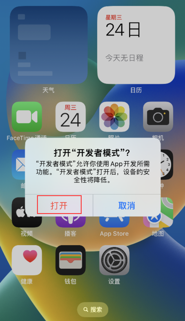 绥德苹果手机维修分享如何打开开发者模式 